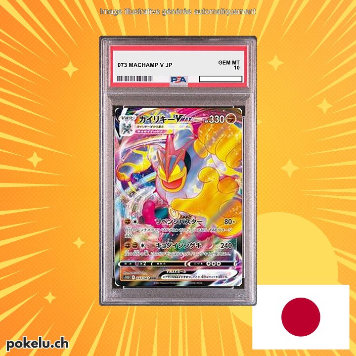 073 MACHAMP V PSA 10 JP
