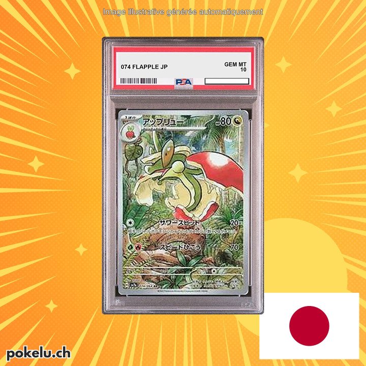 074 FLAPPLE PSA 10 JP