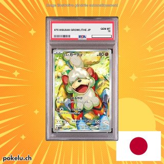 075 HISUIAN GROWLITHE PSA 10 JP
