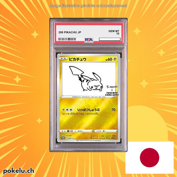 208 PIKACHU PSA 10 JP