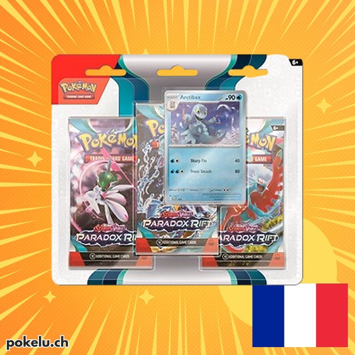 Blister 3 Pack de Faille Paradoxe: Cryodo Paradox Rift: Arctibax 3 Pack Blister FR