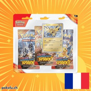 Surging Sparks Zapdos 3 Pack Blister FR
