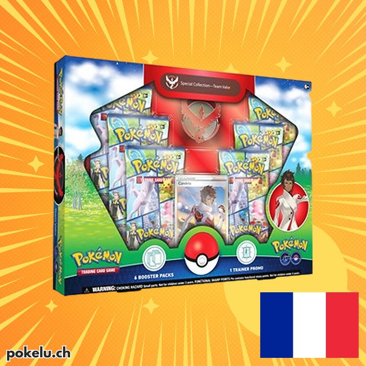 Collection Speciale—Équipe Bravoure Pokémon GO: Special Collection—Team Valor FR