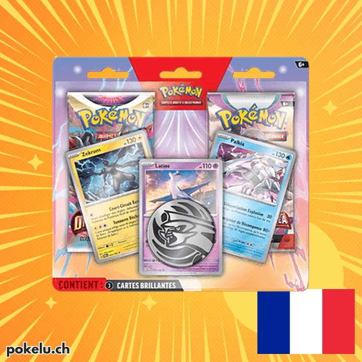 Enhanced 2 Pack Blister: Zekrom, Latios & Palkia FR