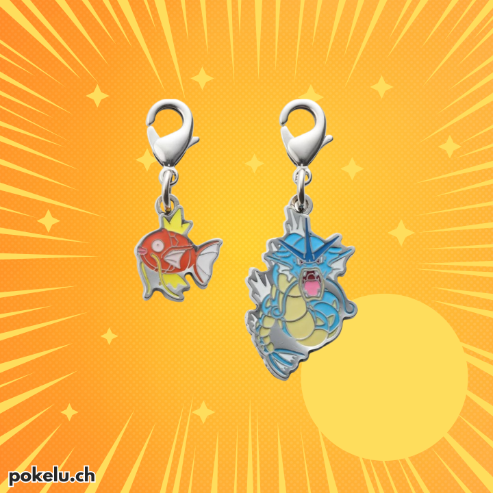 Pokémon Center Pokémon - Porte-clés Magicarpe et Léviator