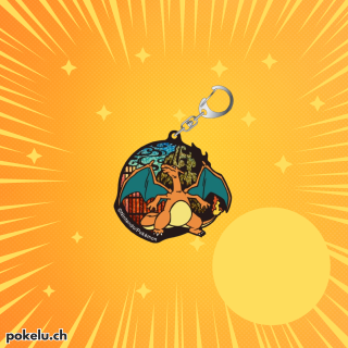 Keychain Charizard Acrylic Glitter Japanese Pokemon Center Exclusive