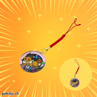 Charm Keychain Netsuke Eevee Pokémon Kirie Series
