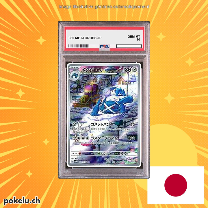 080 METAGROSS PSA 10 JP