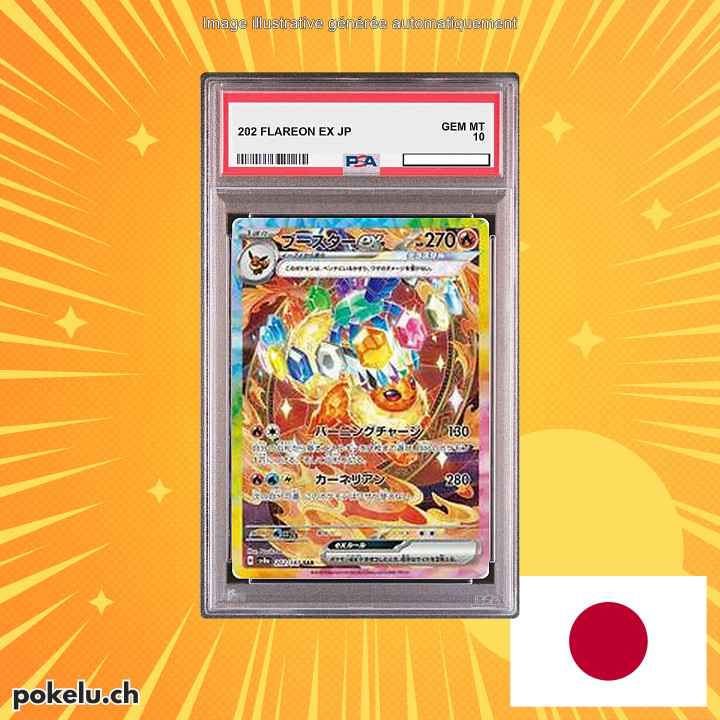 202 FLAREON ex PSA 10 JP