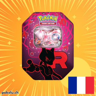 Team Rocket Tins: Team Rocket's Mewtwo ex Tin FR