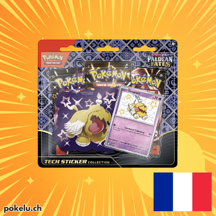Paldean Fates: Greavard Tech Sticker Collection FR