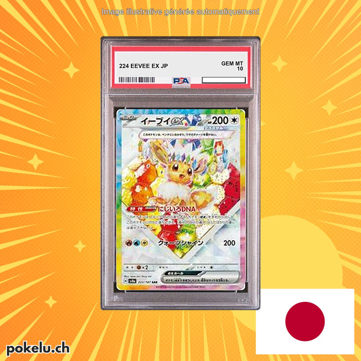 224 EEVEE ex PSA 10 JP