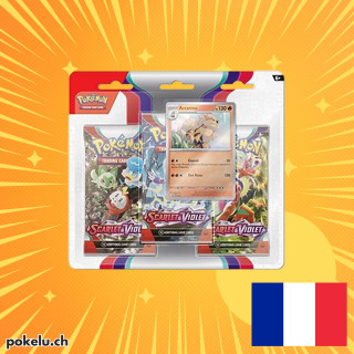 Scarlet Violet Arcanine 3 Pack Blister FR