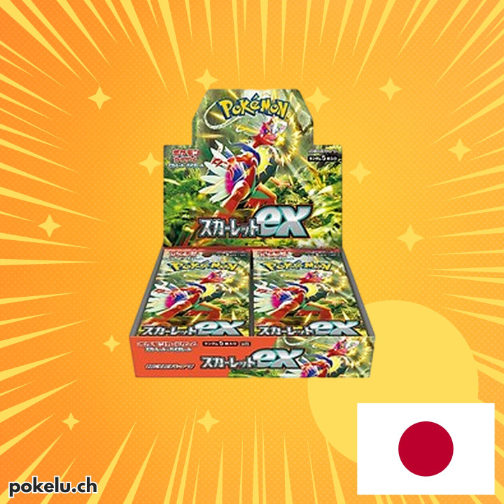 Boite de boosters de Scarlet ex Display JP
