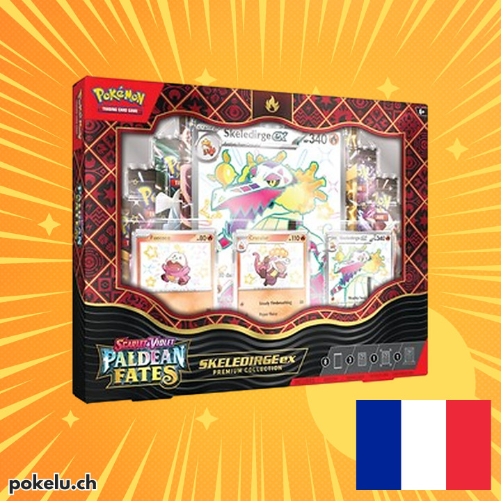 Destinées de Paldea: Flâmigator ex Premium Collection FR