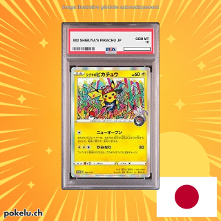 002 SHIBUYA'S PIKACHU PSA 10 JP